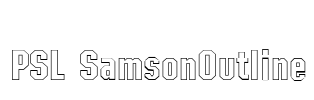 PSL SamsonOutline