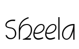 Sheela Font Image