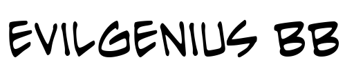 EvilGenius BB Font Image