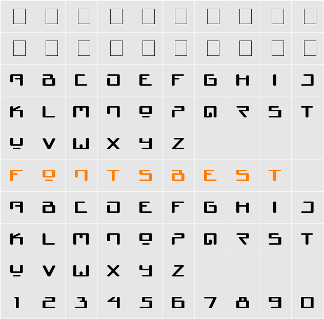 Juno Reactor Character Map