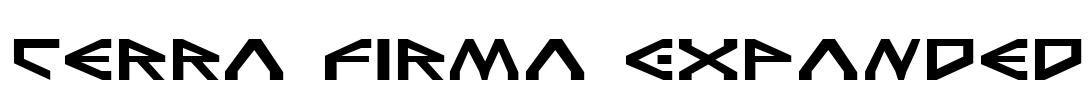 Terra Firma Expanded Font Image