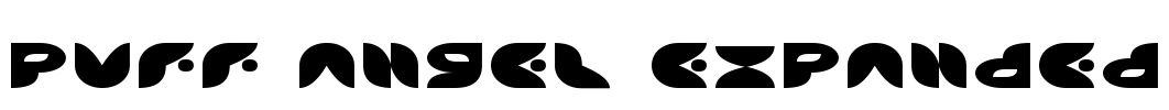 Puff Angel Expanded Font Image