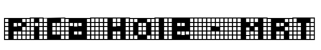 Pica Hole - MRT Font Image