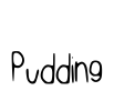 Pudding Font Image