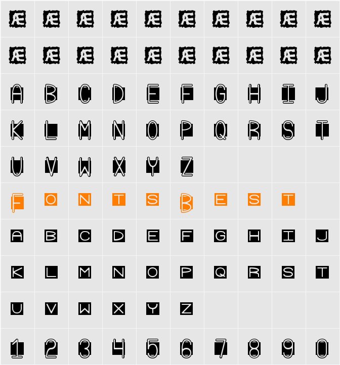Grudge 2 BRK Character Map