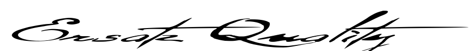 Ersatz Quality Font Image