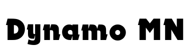 Dynamo MN Font Image