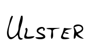 Ulster Font Image