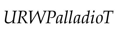 URWPalladioT