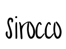Sirocco Font Image