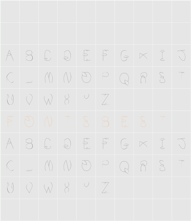 Precisely Precise Character Map