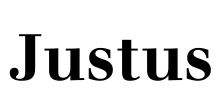 Justus Font Image