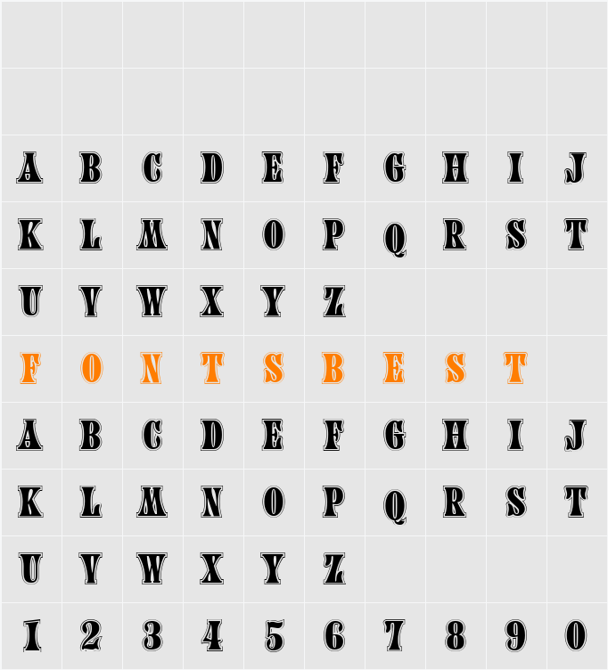 a_CalyxGraved Character Map
