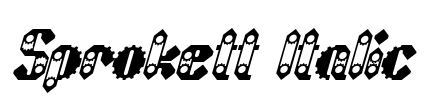 Sprokett Italic