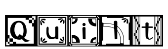 Quilt Font Image