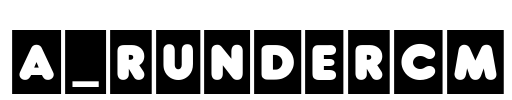 a_RunderCm Font Image