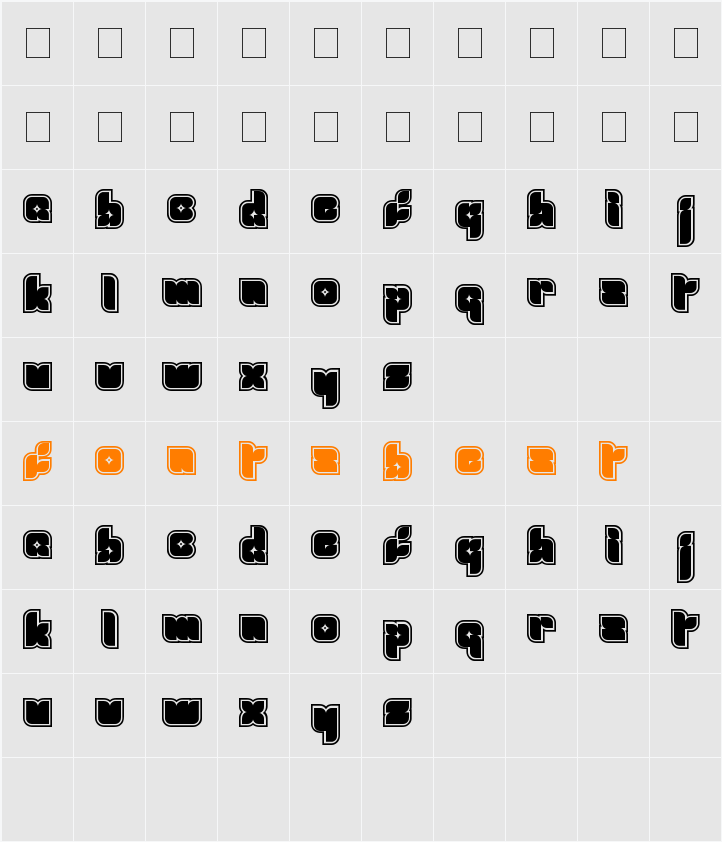 fresh mint Character Map