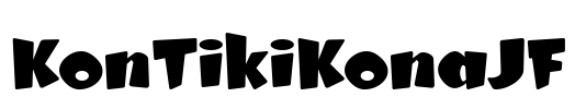 KonTikiKonaJF Font Image