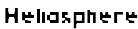 Heliosphere Font Image