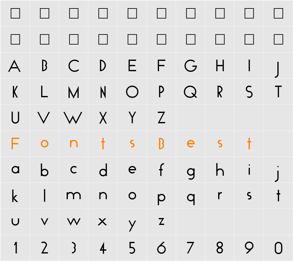 Geo Character Map