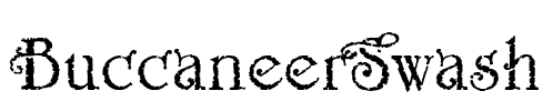 BuccaneerSwash Font Image