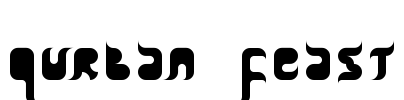 Qurban Feast Font Image