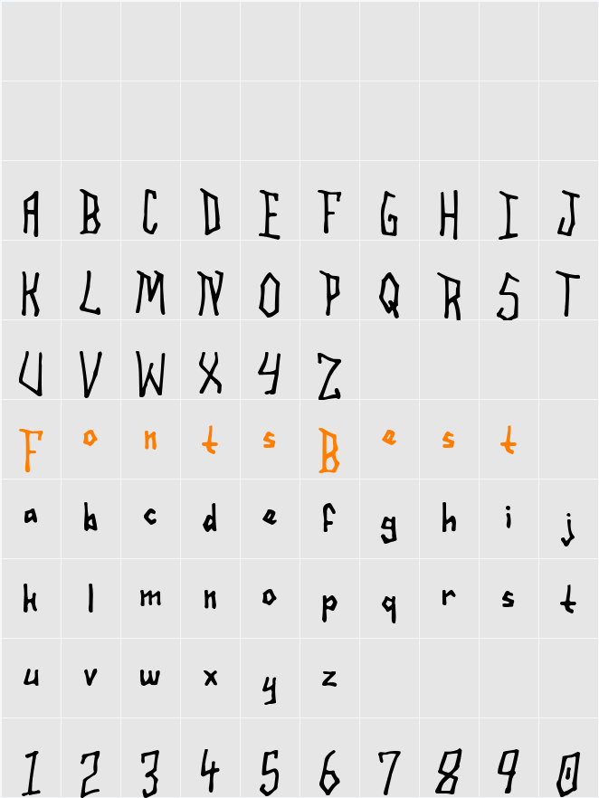 Eye Socket Character Map