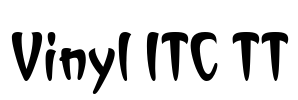 Vinyl ITC TT Font Image