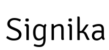 Signika Font Image