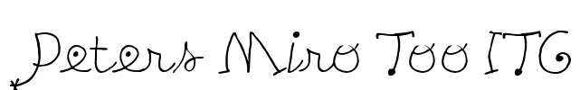 Peters Miro Too ITC