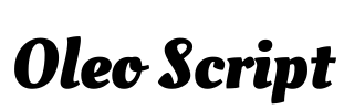 Oleo Script Font Image