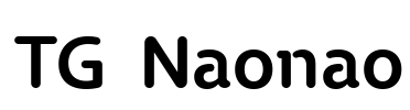 TG Naonao Font Image