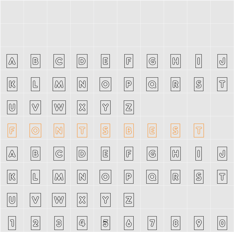 a_RunderCmOtl Character Map