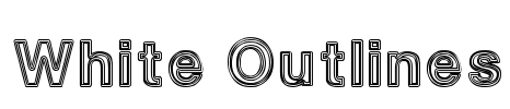 White Outlines