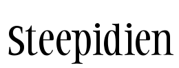 Steepidien Font Image