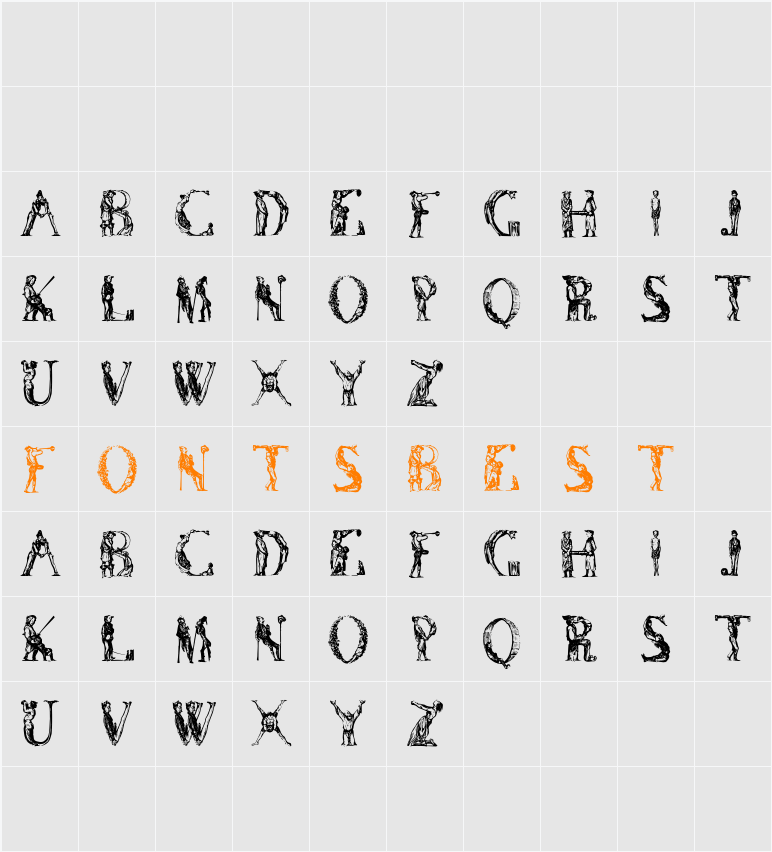 ManFont Character Map