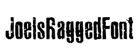 JoelsRaggedFont