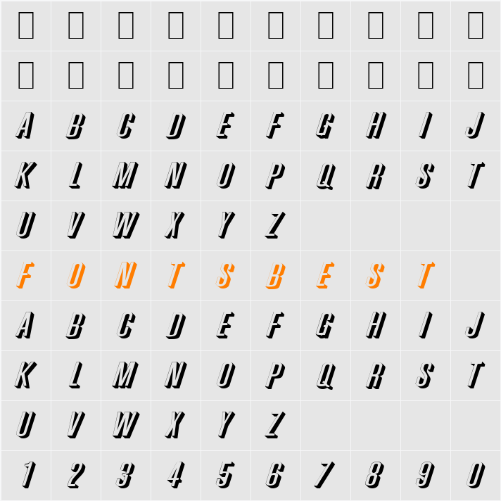 Phoenix-Extended Character Map