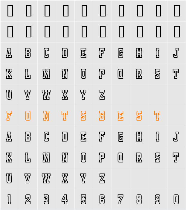 Funland Park Open JL Character Map