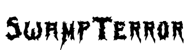 SwampTerror Font Image