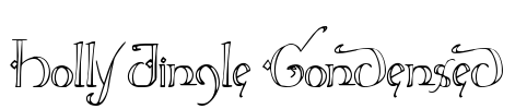 Holly Jingle Condensed Font Image