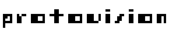 Protovision Font Image