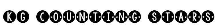 KG Counting Stars Font Image