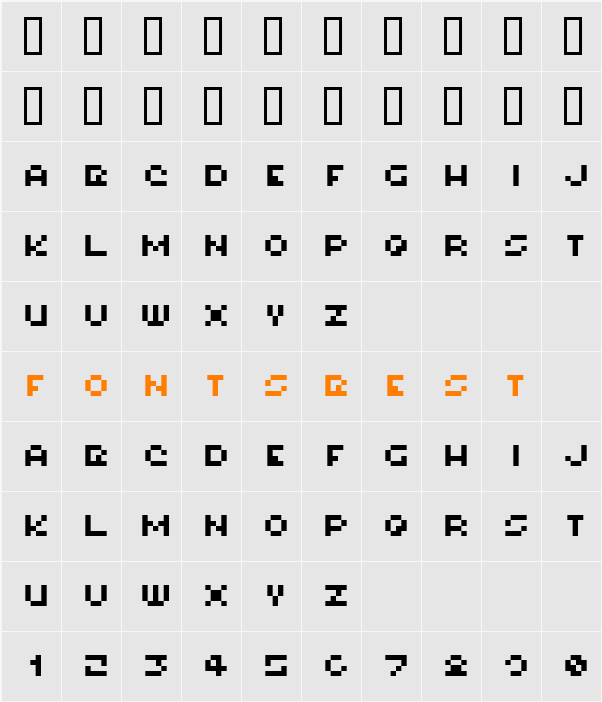 M Web Character Map