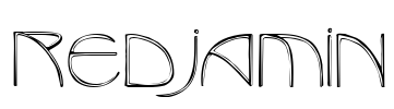 Redjamin Font Image