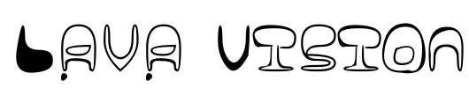 Lava Vision Font Image