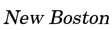 New Boston Font Image