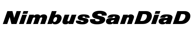 NimbusSanDiaD Font Image