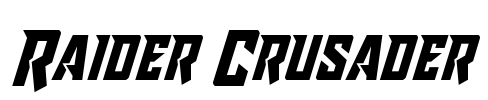 Raider Crusader Font Image