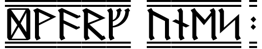 Dwarf Runes-2 Font Image